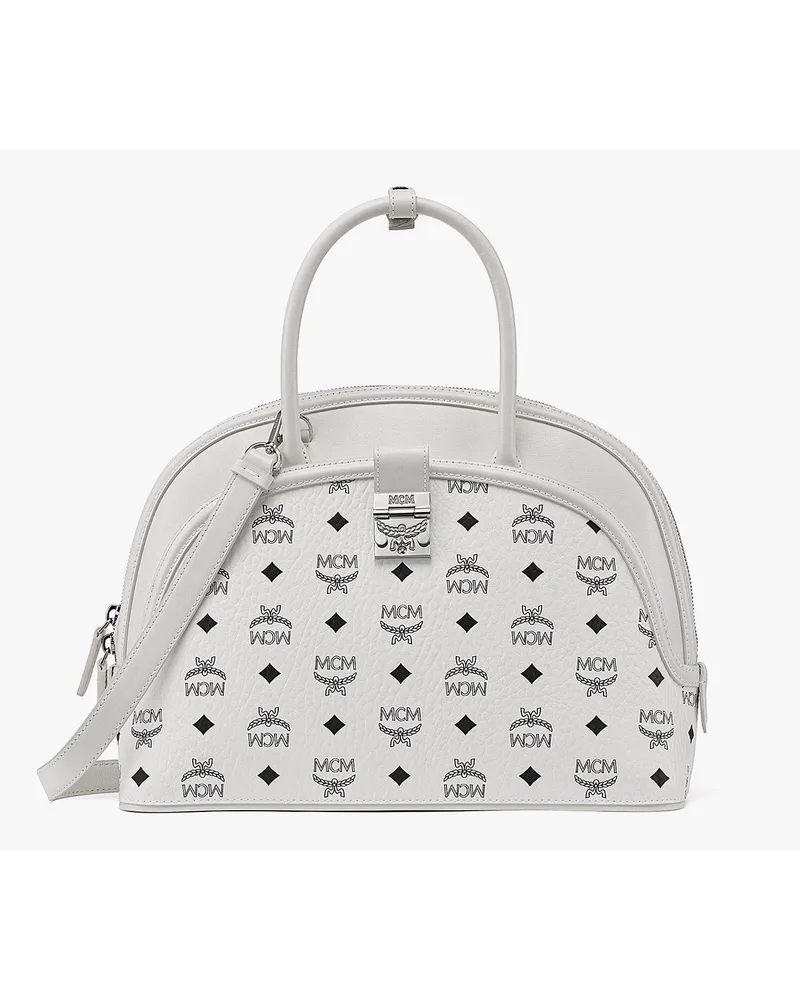 MCM Tracy Tasche in Visetos Leder-Mix White