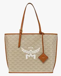 MCM Himmel Shopper in Lauretos Oatmeal