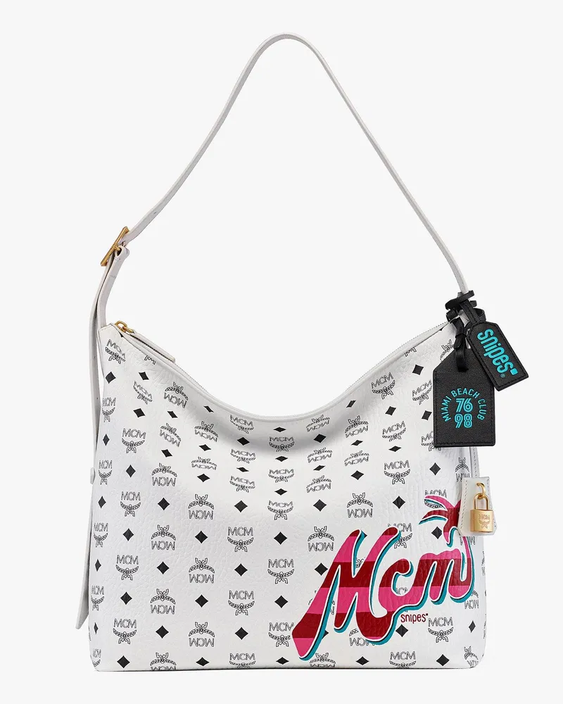 MCM x SNIPES Aren Hobo in Visetos White