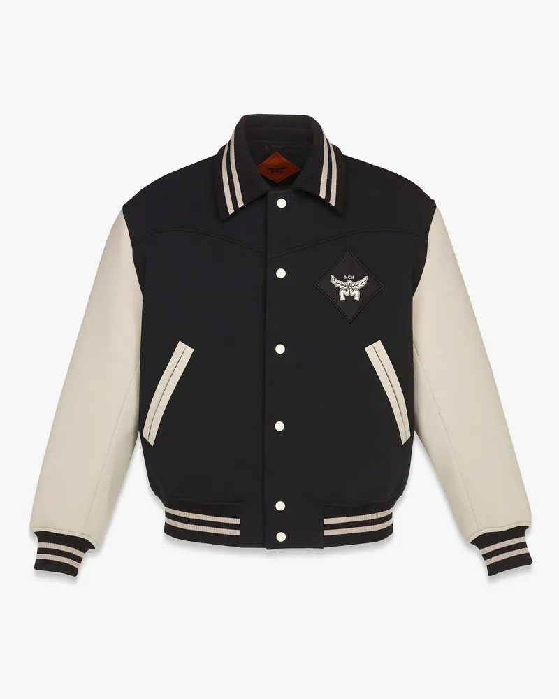 MCM College-Jacke Essential mit Logoaufnäher Black