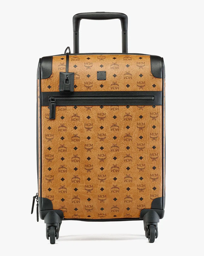 MCM Ottomar Trolley in Visetos COGNAC VISETOS Cognac