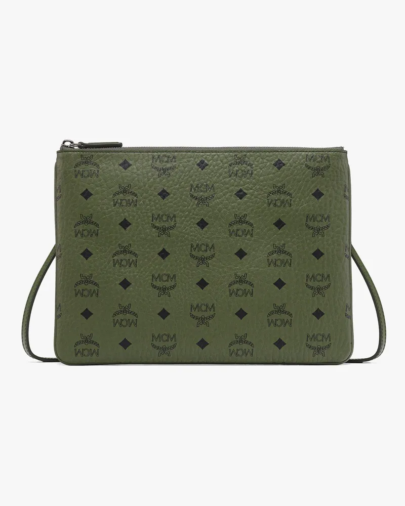 MCM Stark Rucksack in Visetos KHAKI MOSS VISETOS Khaki