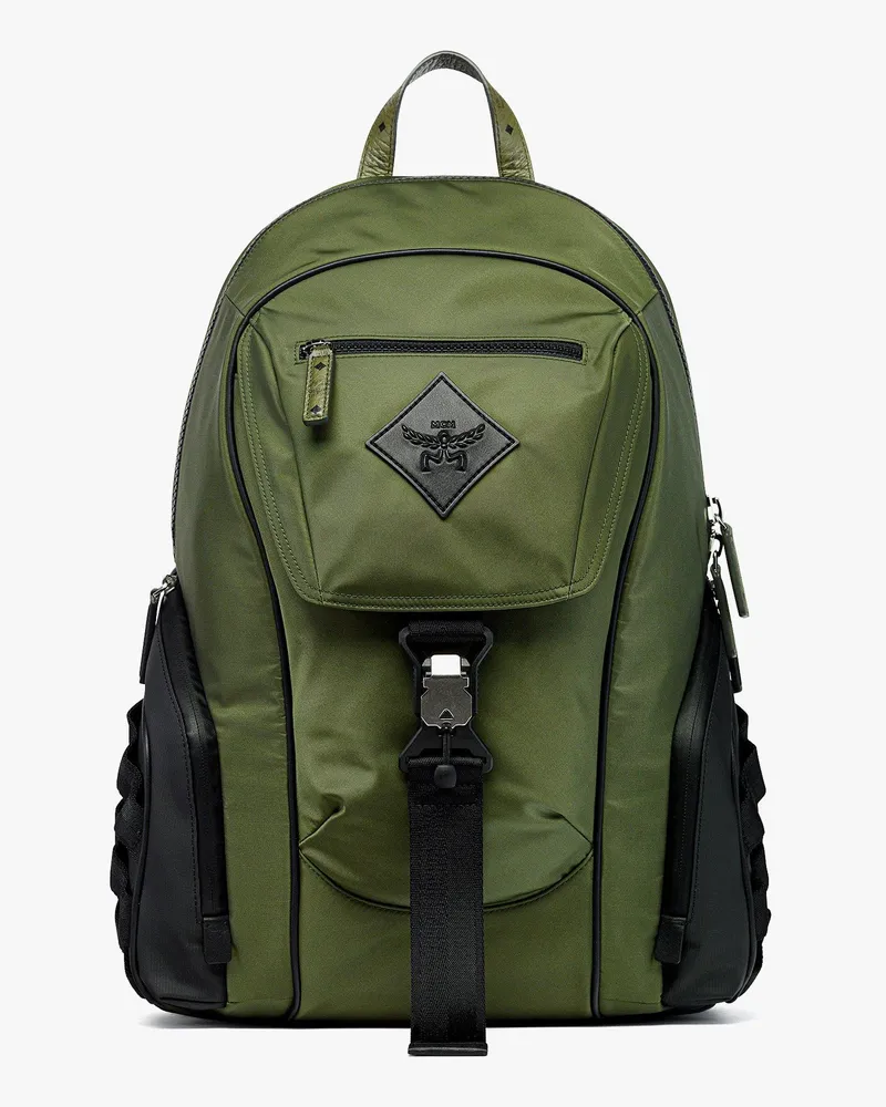 MCM Stark Rucksack in Visetos KHAKI MOSS VISETOS Khaki