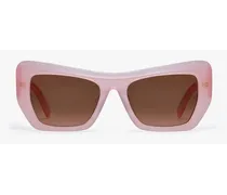 Unisex Quadratische Sonnenbrille