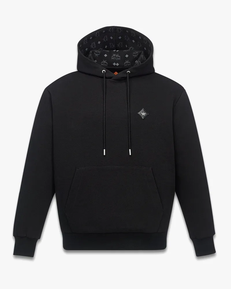 MCM Kapuzenpulli Essential aus Ponte mit Logo-Aufnäher Black