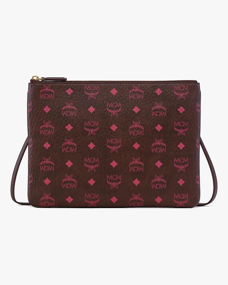 MCM Ottomar Weekender in Maxi Visetos CINNAMON VISETOS Cinnamon