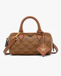 MCM Ella Boston Tasche in Lauretos Cognac