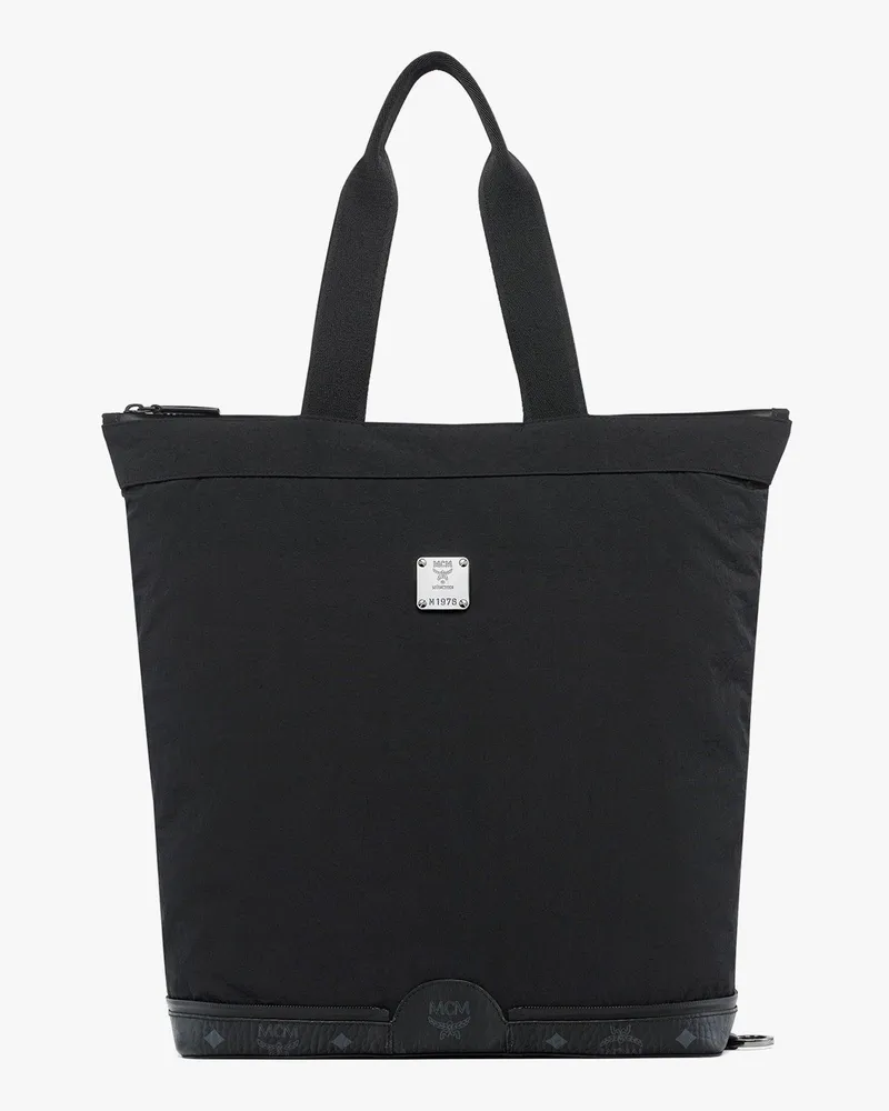 MCM Aren Nova Tragetasche aus Nylon Black