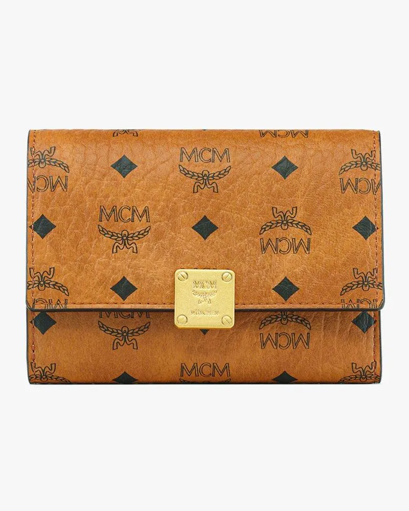 MCM Brandenburg Rucksack in Visetos COGNAC VISETOS Cognac