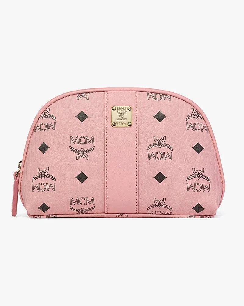 MCM Aren Kosmetiktasche in Visetos Soft