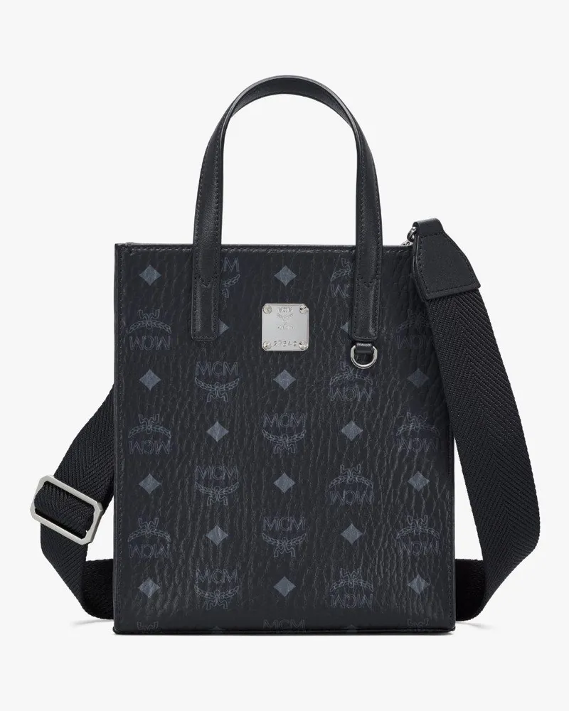 MCM Aren Tragetasche in Visetos Black
