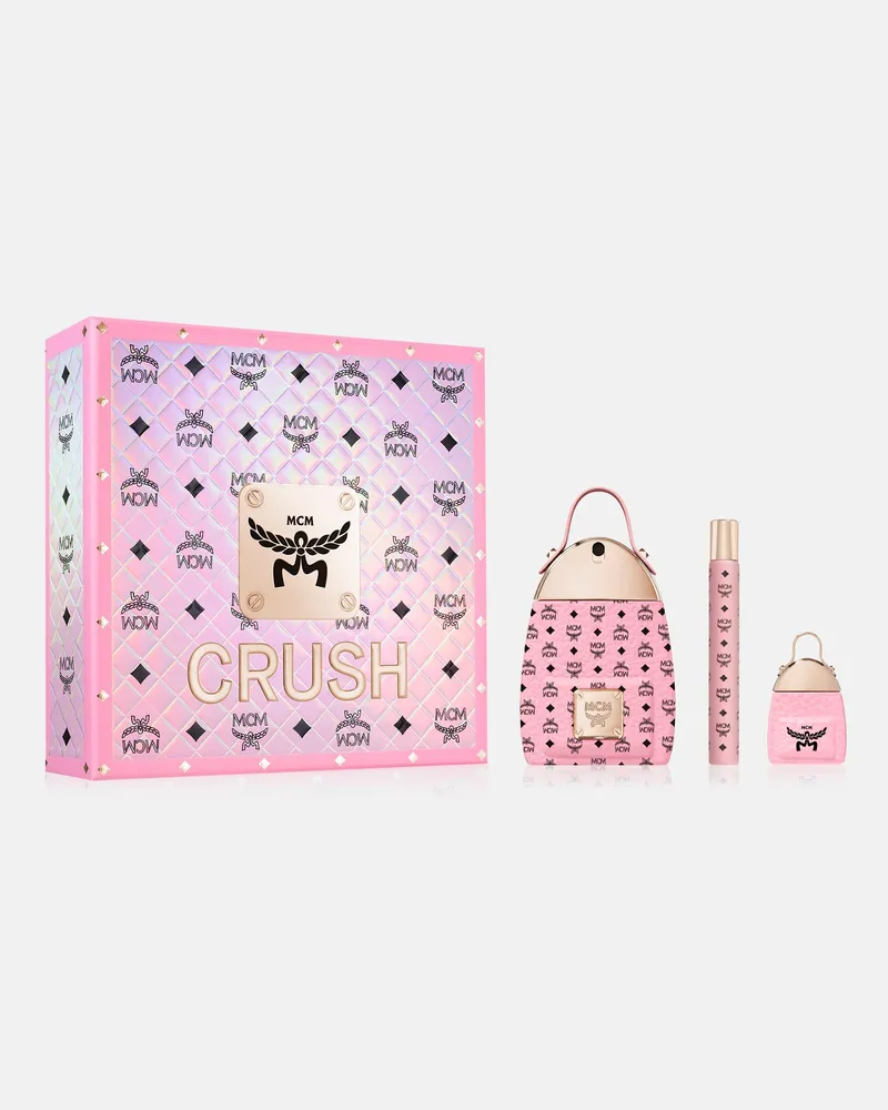 MCM Aren Marsdog Anhänger aus Kunstfell und Visetos PINK FAUX FUR Pink