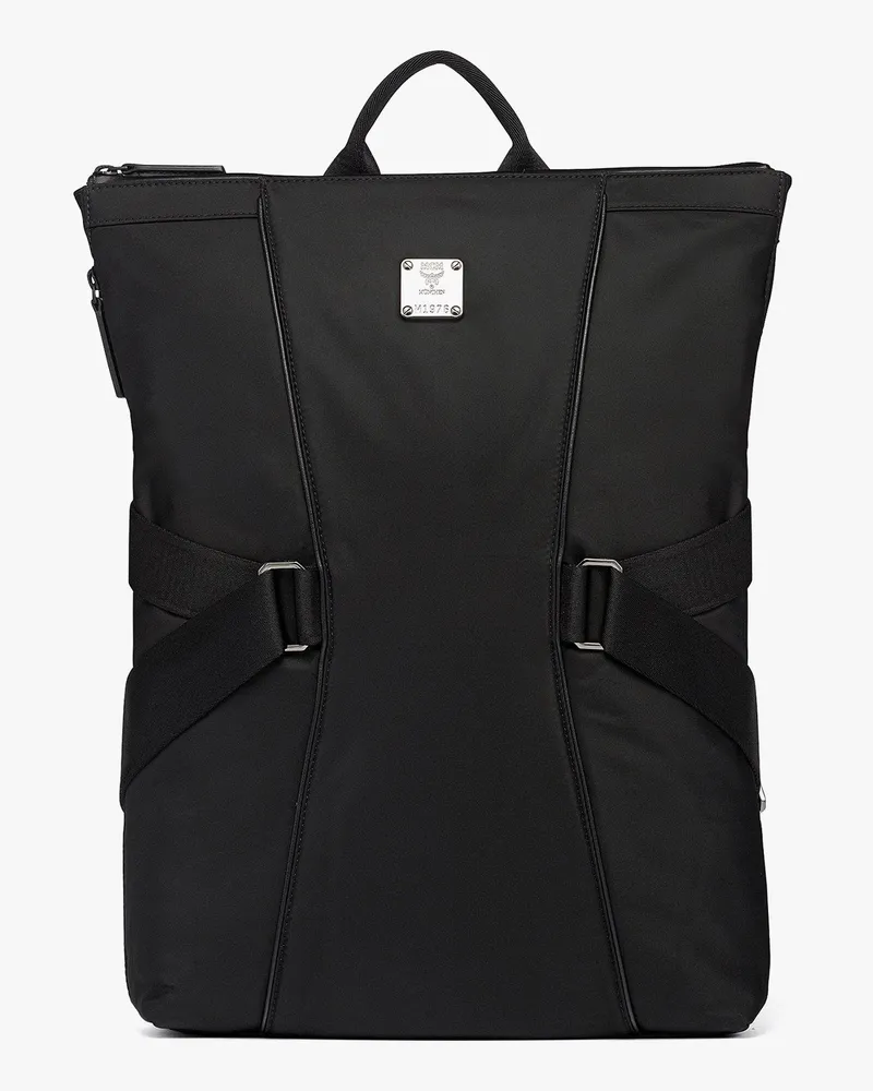 MCM Aren Nova Rucksack aus Monogramm-ECONYL Black