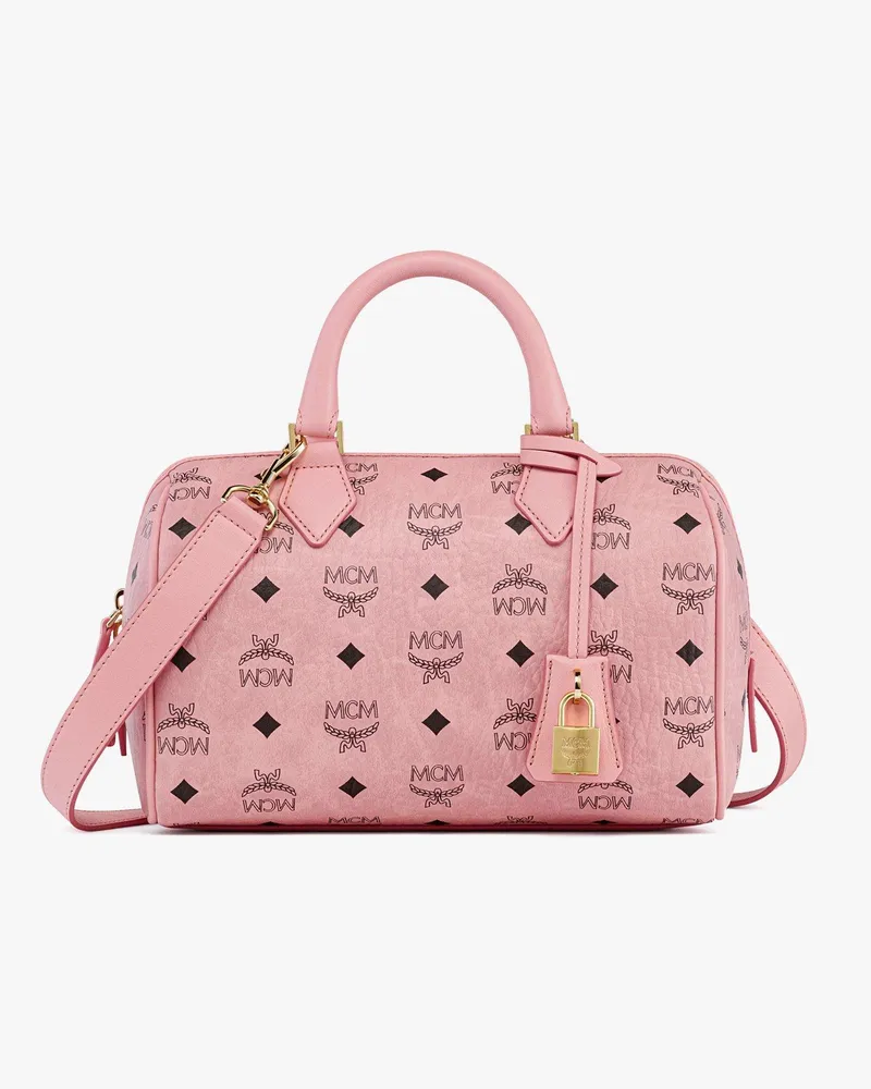 MCM Ella Boston Tasche in Visetos Soft