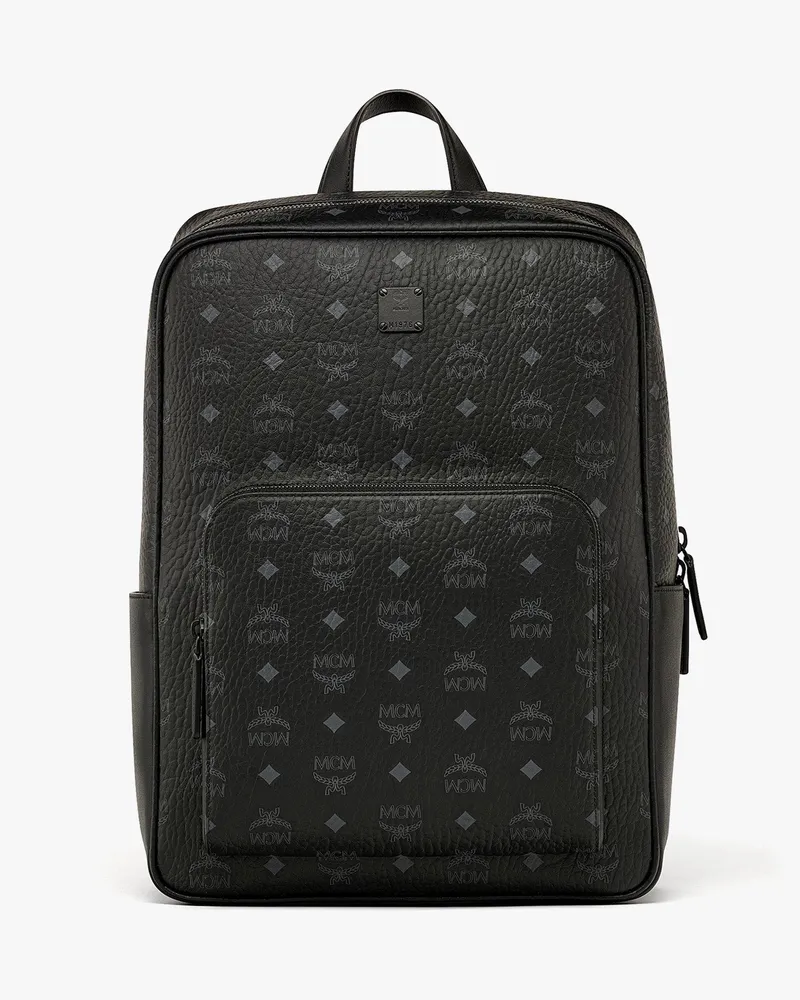 MCM Aren Rucksack in Visetos BLACK VISETOS Black