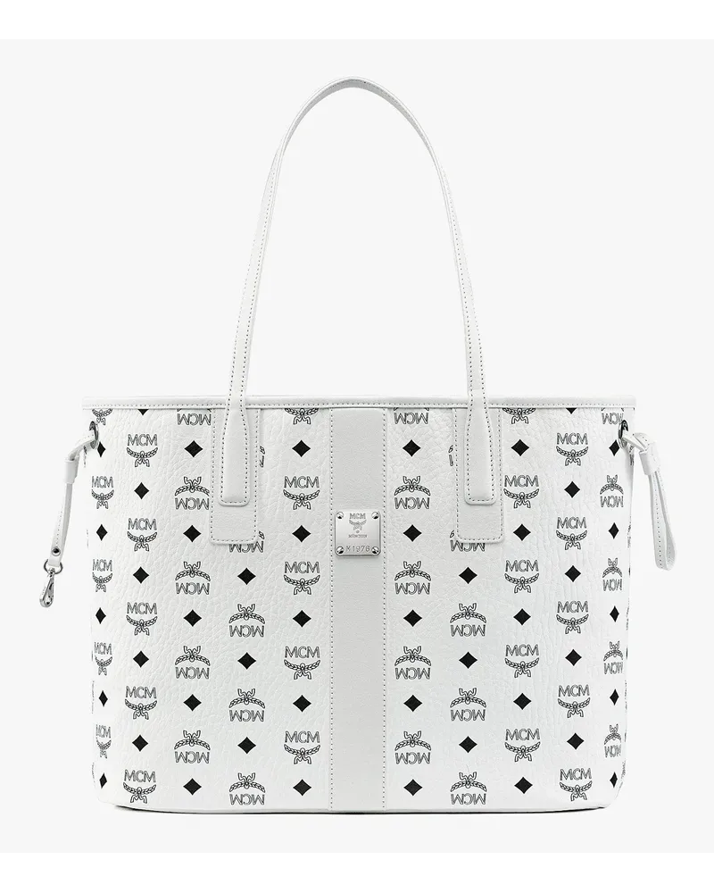 MCM Liz Wendeshopper in Visetos White