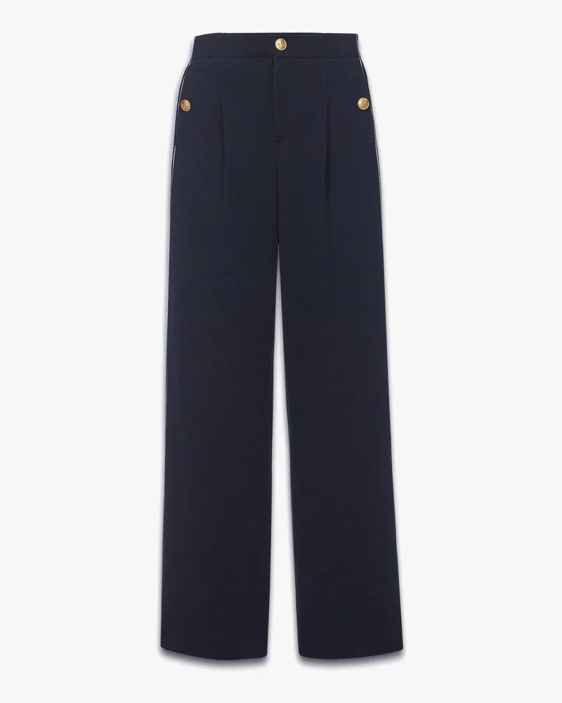 MCM Bouclé-Hose Navy