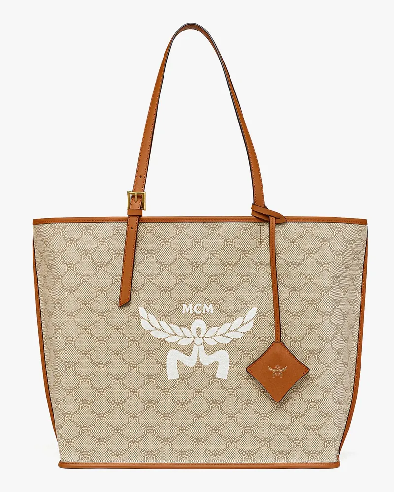 MCM Himmel Shopper in Lauretos Oatmeal