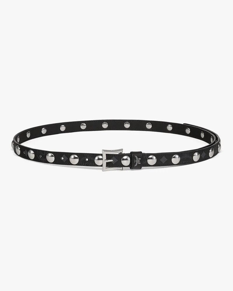 MCM Aren Gürtel in Galactic-Gala-Visetos, 2,5 cm Black