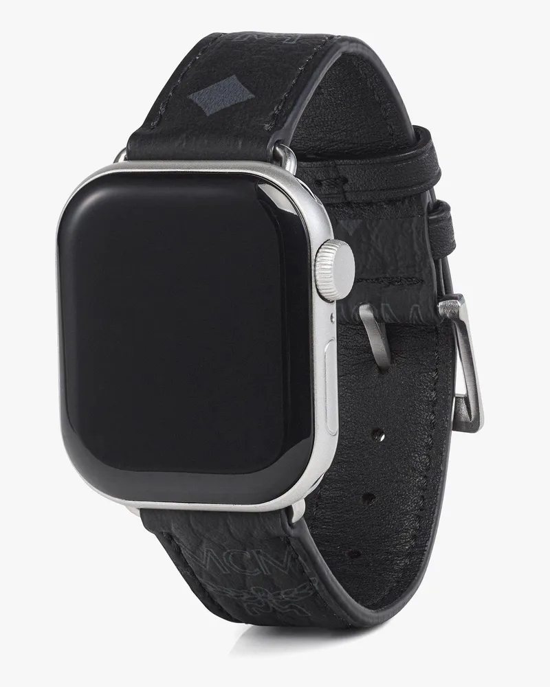 MCM Armband für Apple Watch in Visetos Black
