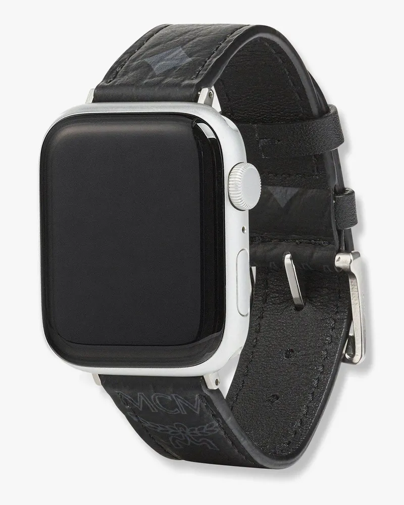 MCM 42mm Armband für Apple Watch in Visetos Black