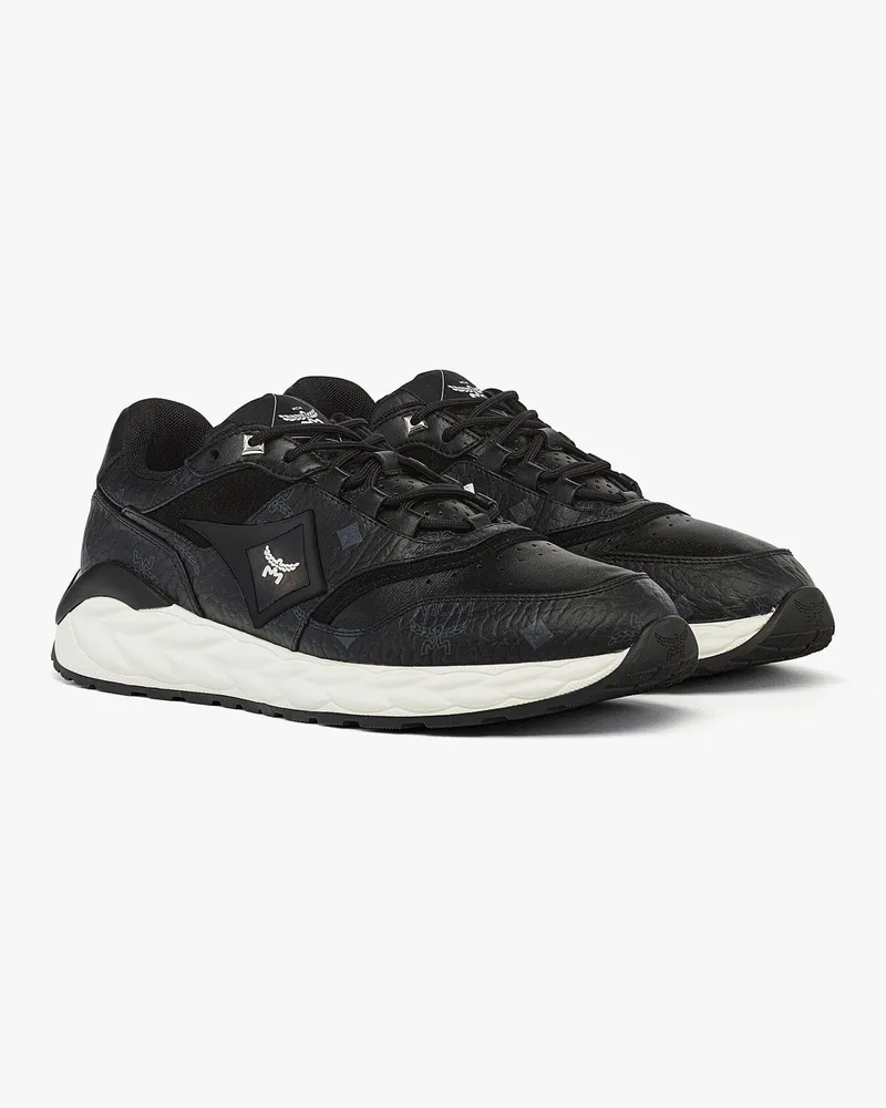 MCM Sneaker Skywander in Visetos Black