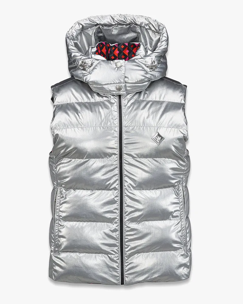 MCM Wendbare Steppweste Silver