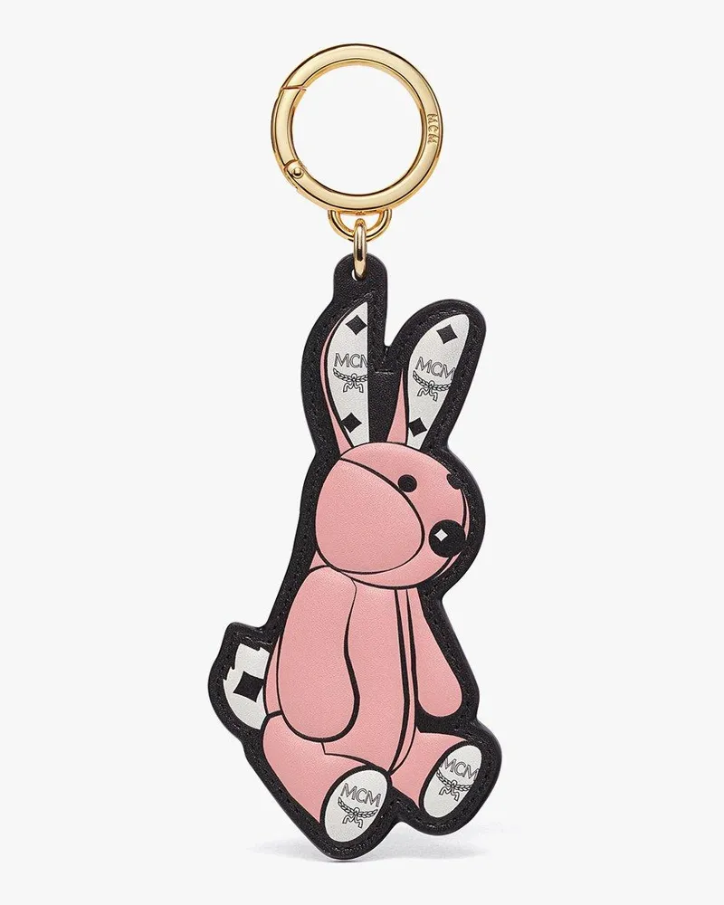 MCM Zweidimensionaler Aren Hasen-Anhänger in Visetos Soft