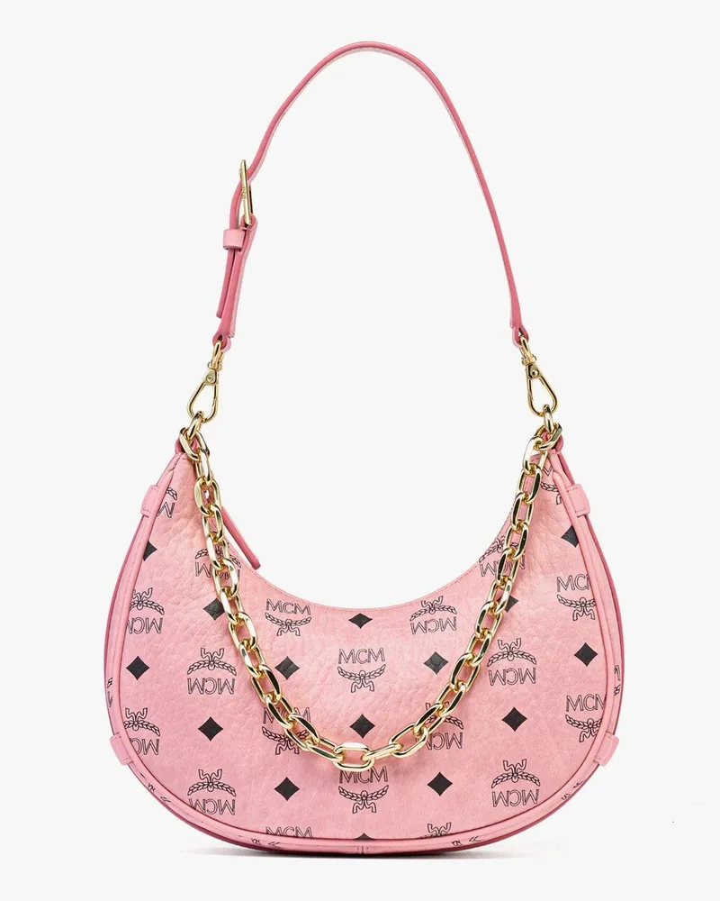 MCM Aren sichelförmige Hobo in Visetos Soft