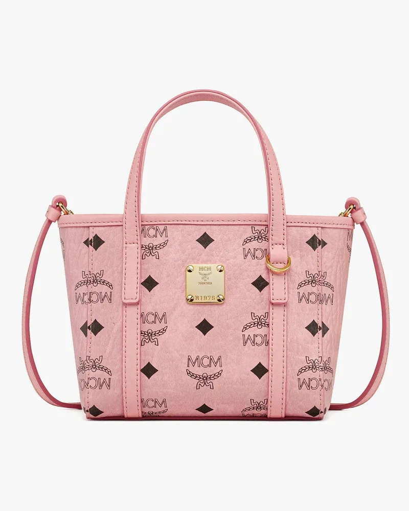 MCM Toni Shopper mit Reissverschluss oben in Visetos Soft
