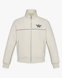 MCM Trainingsjacke Essential aus Romanit mit Logo Ivory