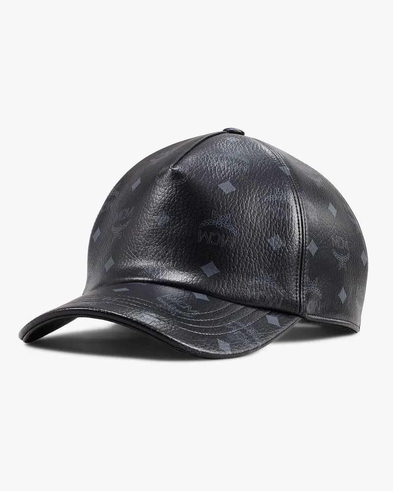 MCM Klassische Kappe in Visetos Black