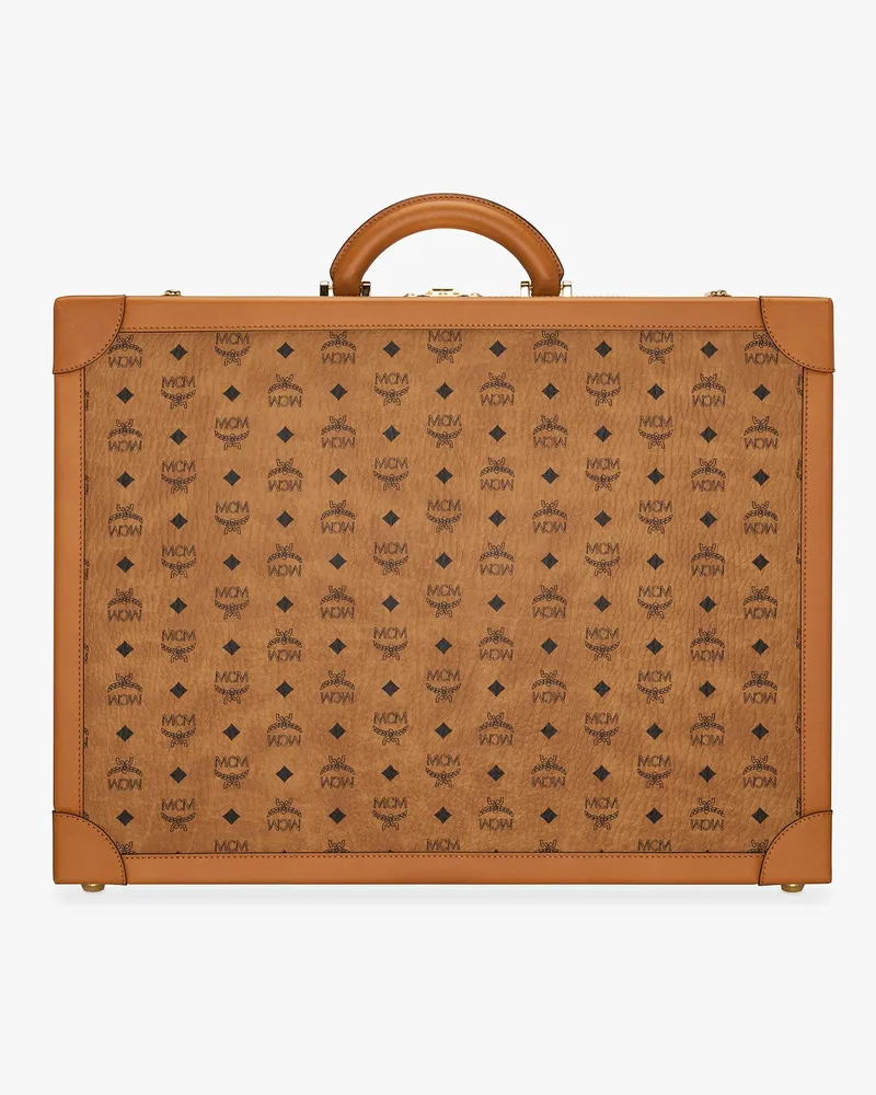 MCM Koffer in Visetos Cognac