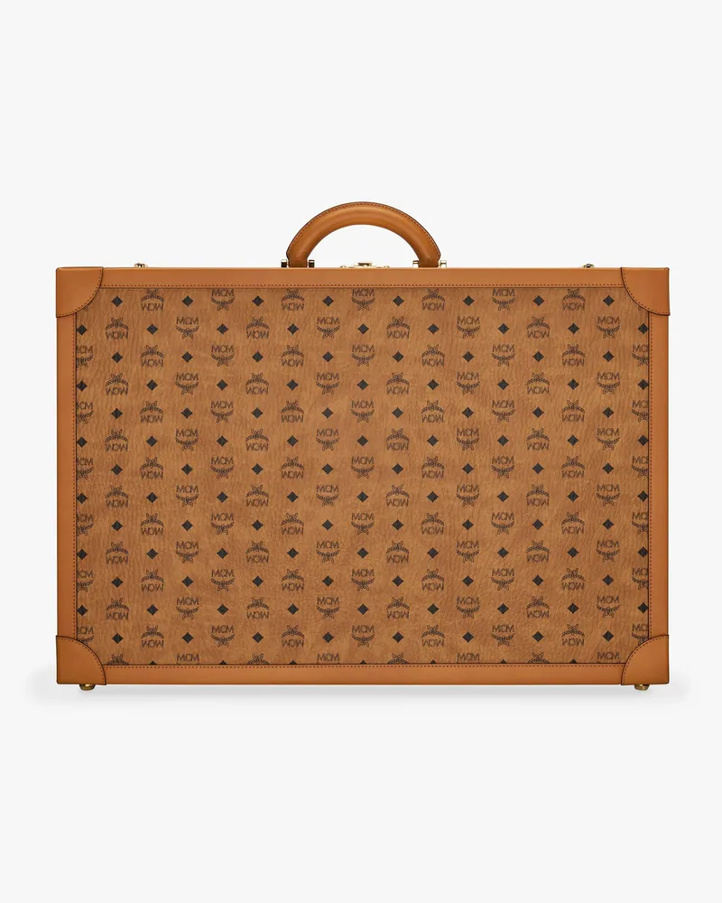 MCM Koffer in Visetos Cognac