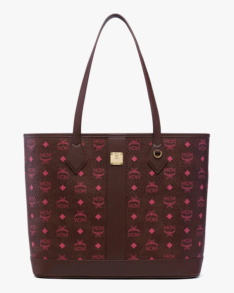 MCM Neuer Liz Shopper in Visetos Cinnamon