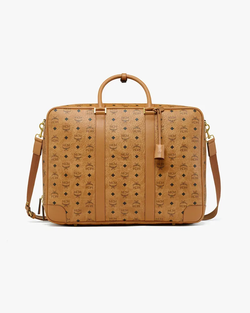 MCM Ottomar Koffer in Visetos Cognac