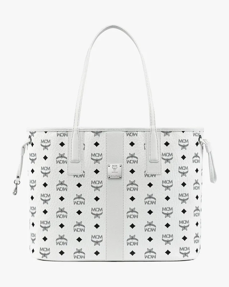 MCM Liz Wendeshopper in Visetos White