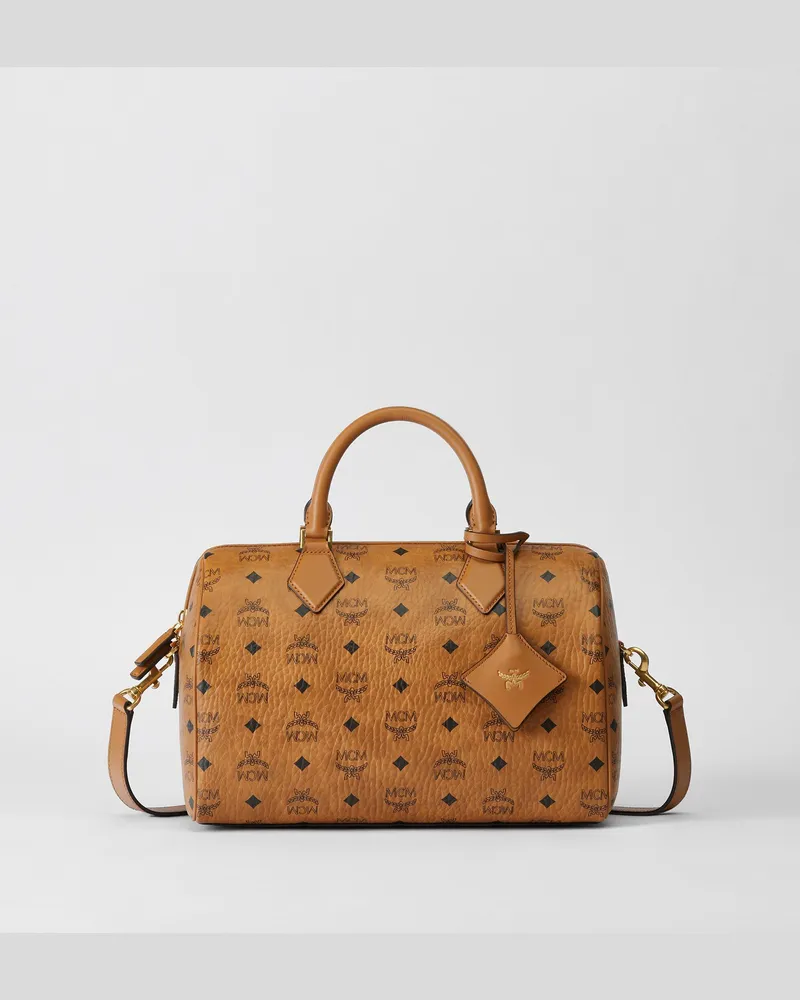 MCM Ottomar Handgepäck-Trolley in Visetos COGNAC VISETOS Cognac