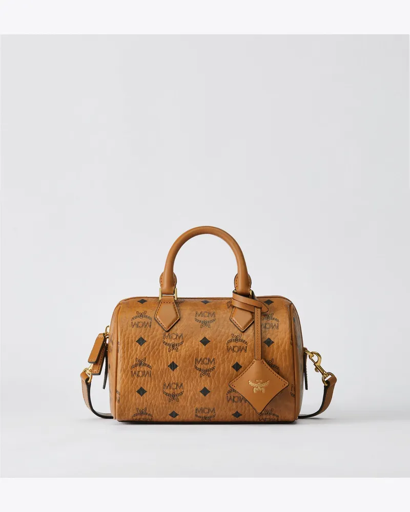 MCM Ottomar Handgepäck-Trolley in Visetos COGNAC VISETOS Cognac