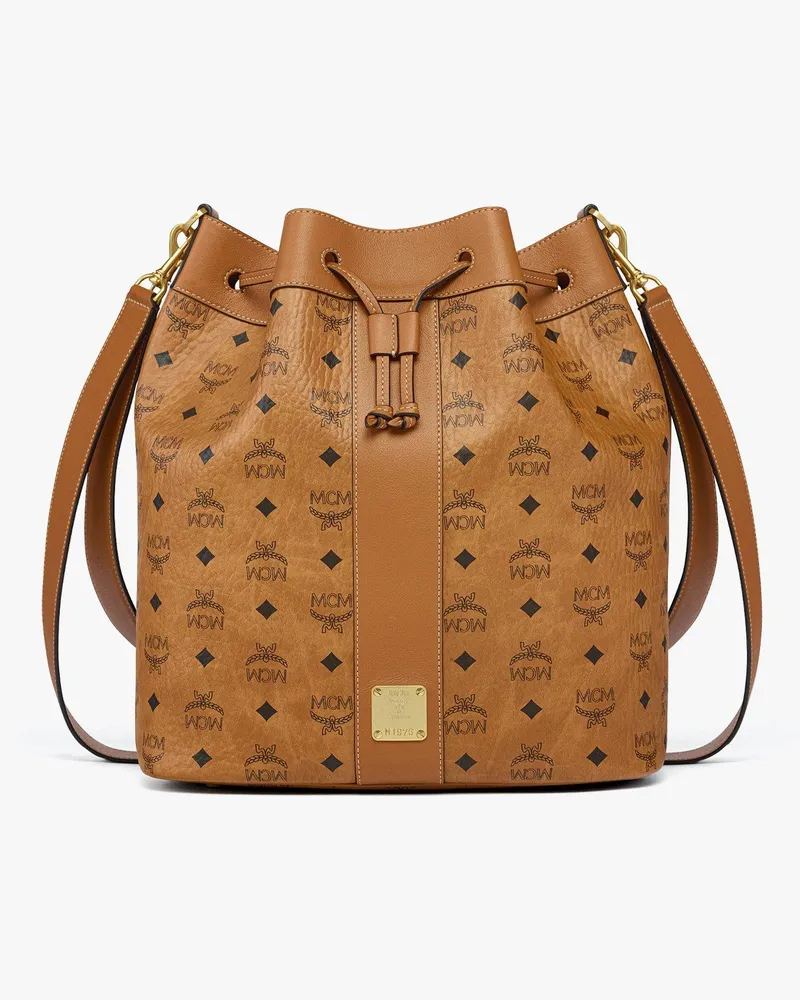 MCM Ottomar Handgepäck-Trolley in Visetos COGNAC VISETOS Cognac