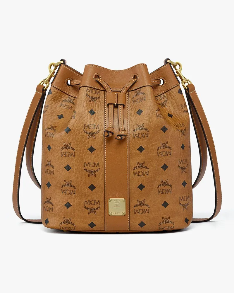 MCM Ottomar Handgepäck-Trolley in Visetos COGNAC VISETOS Cognac