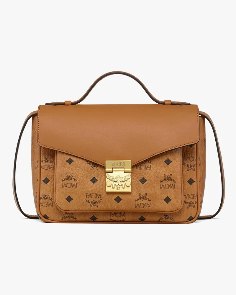 MCM Ottomar Handgepäck-Trolley in Visetos COGNAC VISETOS Cognac