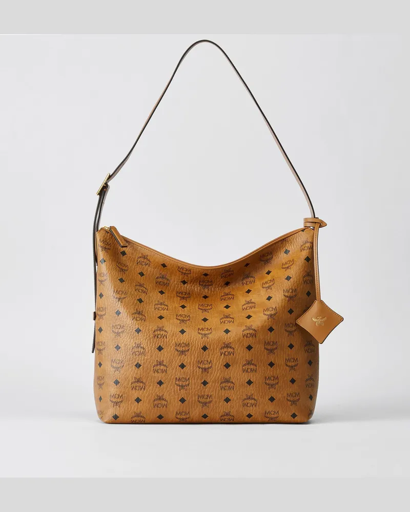 MCM Ottomar Handgepäck-Trolley in Visetos COGNAC VISETOS Cognac