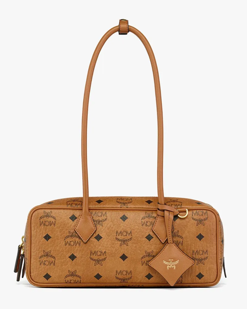 MCM Ottomar Handgepäck-Trolley in Visetos COGNAC VISETOS Cognac