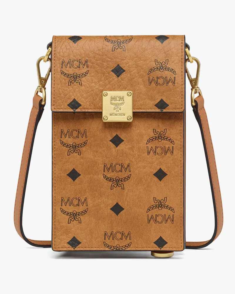 MCM Ottomar Handgepäck-Trolley in Visetos COGNAC VISETOS Cognac