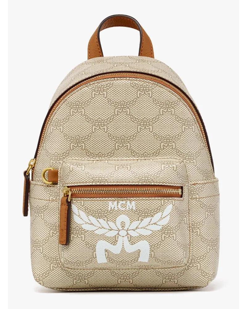 MCM Stark Bebe Boo Rucksack in Lauretos Oatmeal