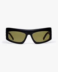 MCM Unisex Quadratische Sonnenbrille Black