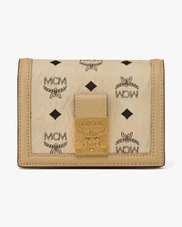 MCM Tracy Portemonnaie in Visetos Beige