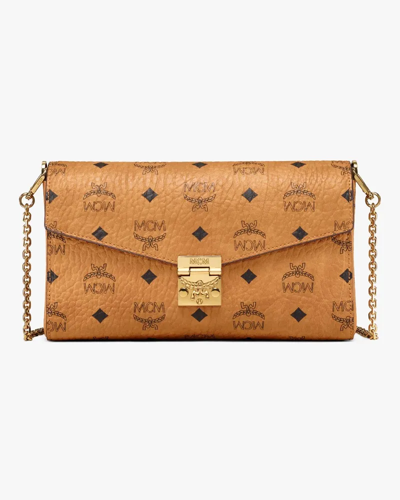 MCM Ottomar Weekender in Visetos COGNAC VISETOS Cognac