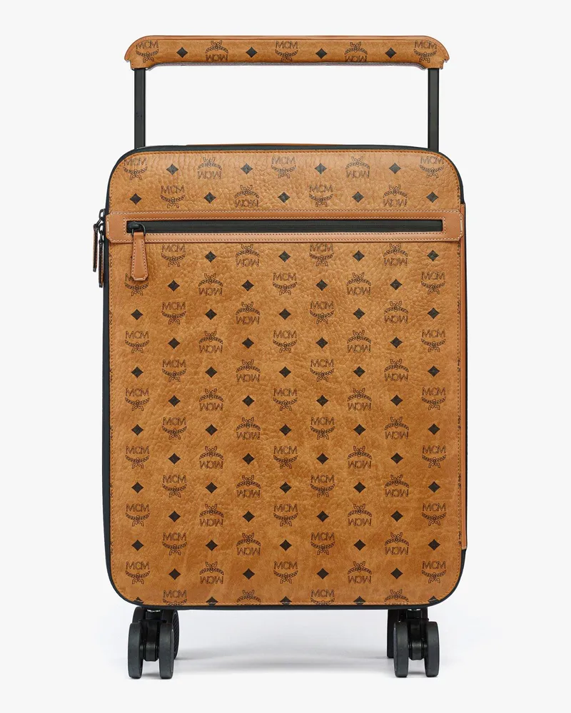 MCM Ottomar Handgepäck-Trolley in Visetos Cognac
